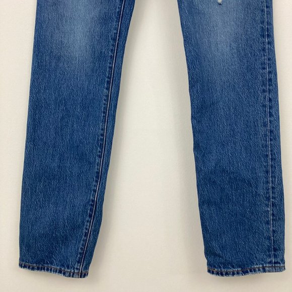 Levi's 501 Straight Leg Jeans Size 26 x 32 Oxnard Athens Button Fly 100% Cotton - Picture 5 of 15